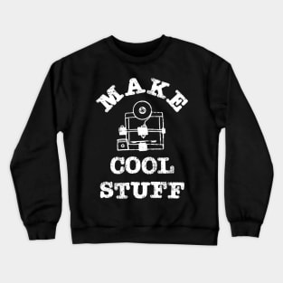 Make Cool Stuff 3D Printer Crewneck Sweatshirt